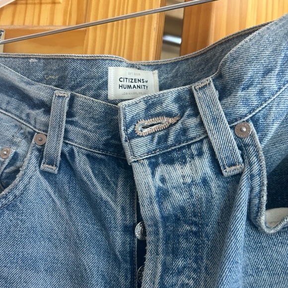 Citizens of Humanity + NET Sustain Devi Slim Straight Leg Organic Jeans Size 25 - Picture 4 of 7